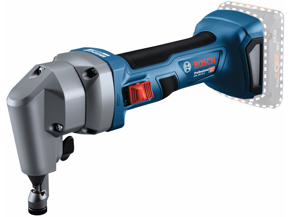 Rozdzierak BOSCH Professional GNA 18V-16 E 0601529600 bardzo duza wydajnosc moc 700 W ciecie blachy o grubosci 2 mm