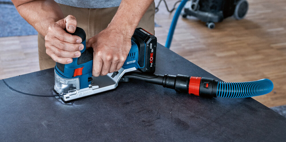 Wyrzynarka BOSCH Professional GST 18V-155 SC 06015B0000 funkcja Drop Control funkcja Adaptive Speed Control ASC