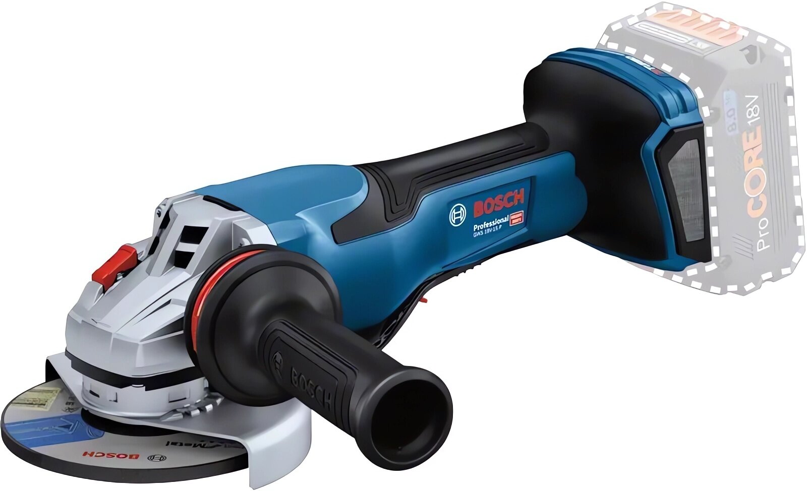 Szlifierka kątowa BOSCH Professional GWS 18V-15 P 06019H6A00 akumulator Li-Ion seria BOSCH Professional 18V