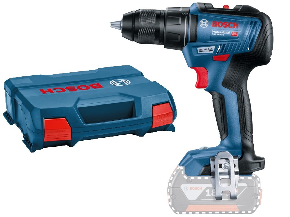 Wiertarko-wkrętarka BOSCH Professional GSR 18V-90 C 06019K6002 zestaw walizka dokumentacja