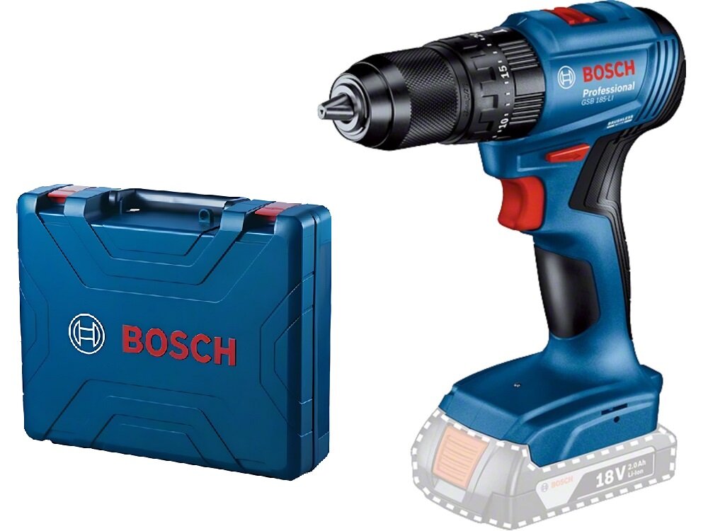 Wiertarko-wkrętarka BOSCH Professional GSB 185-LI 06019K3103 zestaw