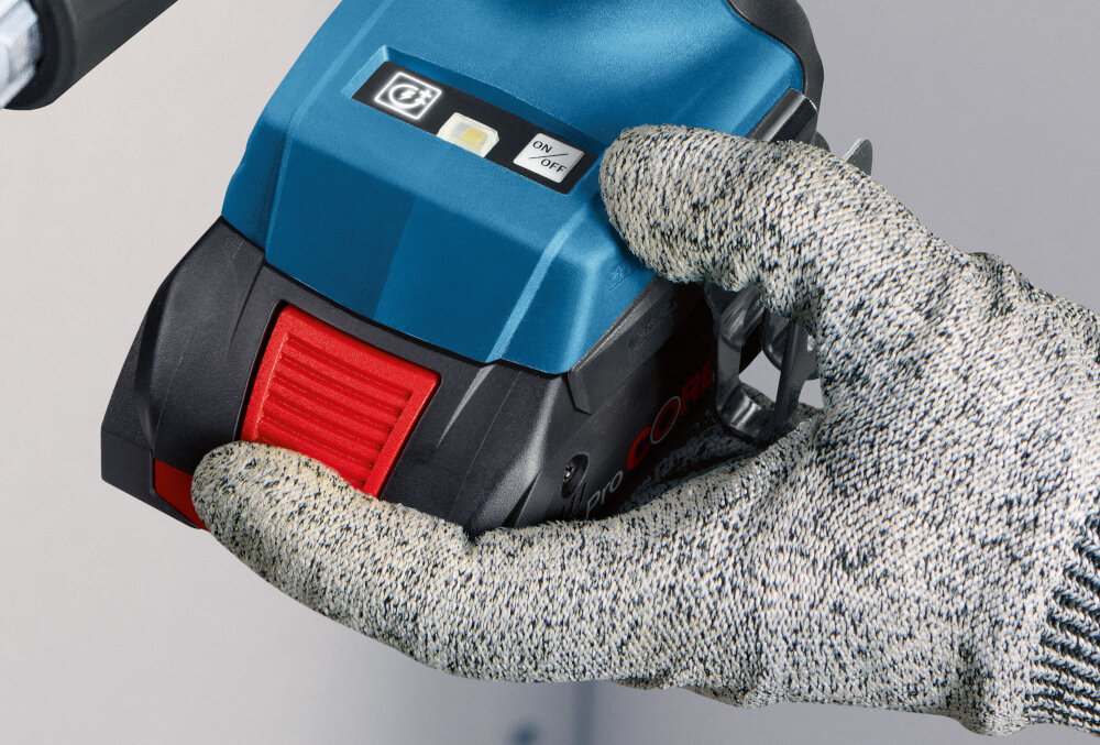 Wkrętarka BOSCH Professional GTB 185-LI B06019K7021 dioda LED do oswietlenia obszaru roboczego stalowy zaczep do paska