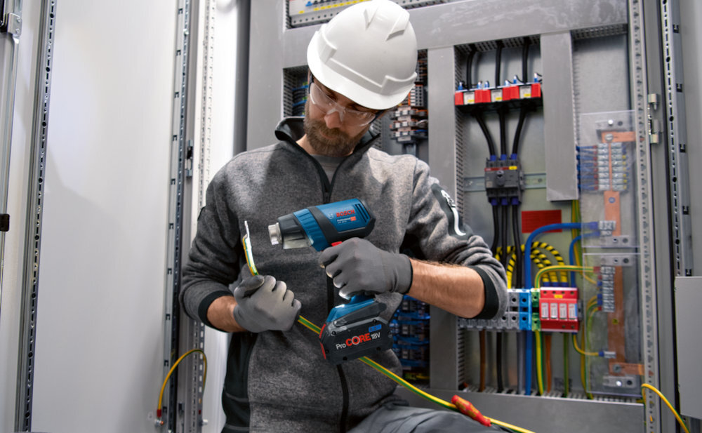 Opalarka BOSCH Professional GHG 18V-50 temperatury nagrzewanie praca efektywność