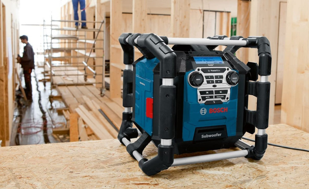 Radio budowlane BOSCH Professional GPB 18V-5 SC elastyczność odtwarzanie