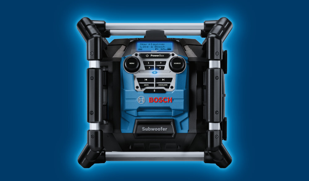 Radio budowlane BOSCH Professional GPB 18V-5 SC konstrukcja przenoszenie