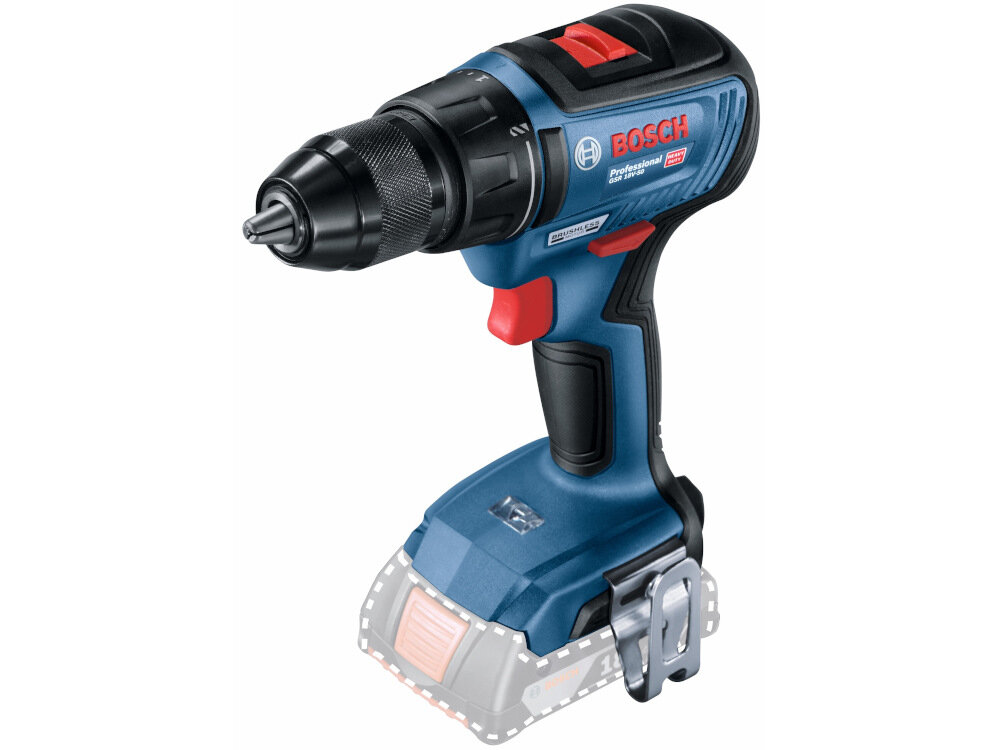 Wiertarko-wkrętarka BOSCH Professional GSR 18V-50 06019H5006 akumulator z serii GBA 18V i ProCore 18V technologia litowo-jonowa doskonala predkosc pracy wysoki moment obrotowy czas pracy