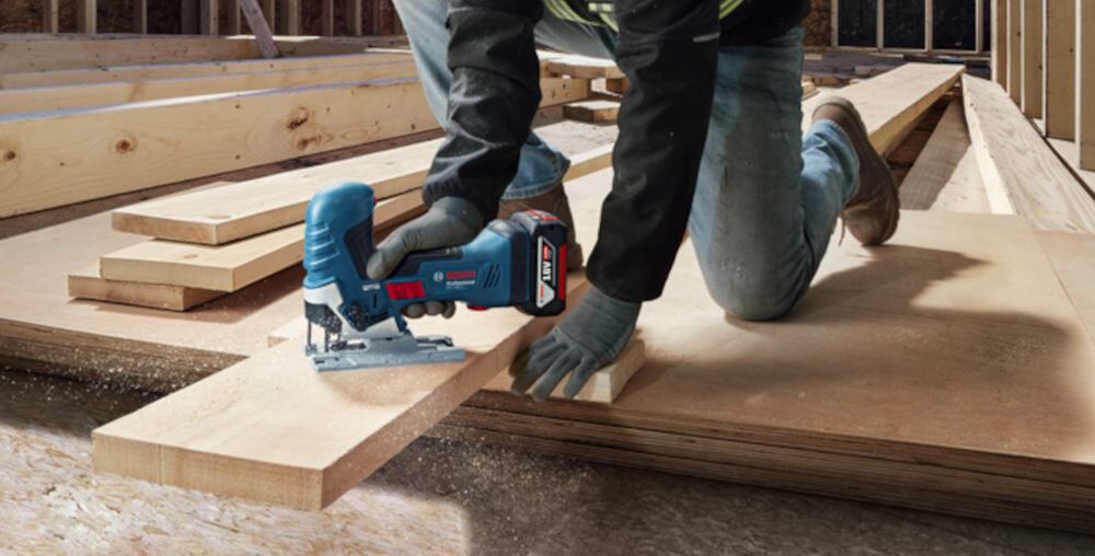 BOSCH Professional GST 185-Li cięcia krzywoliniowe poprzeczne materiały różnorodność praca