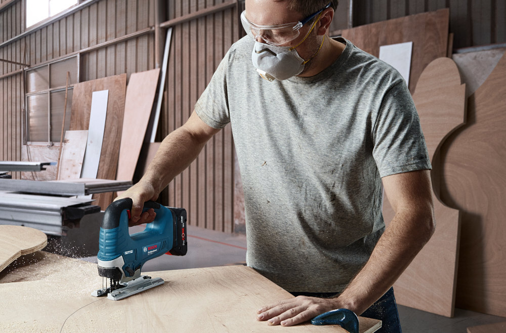 BOSCH Professional GST 185-Li prędkość skok kontrola