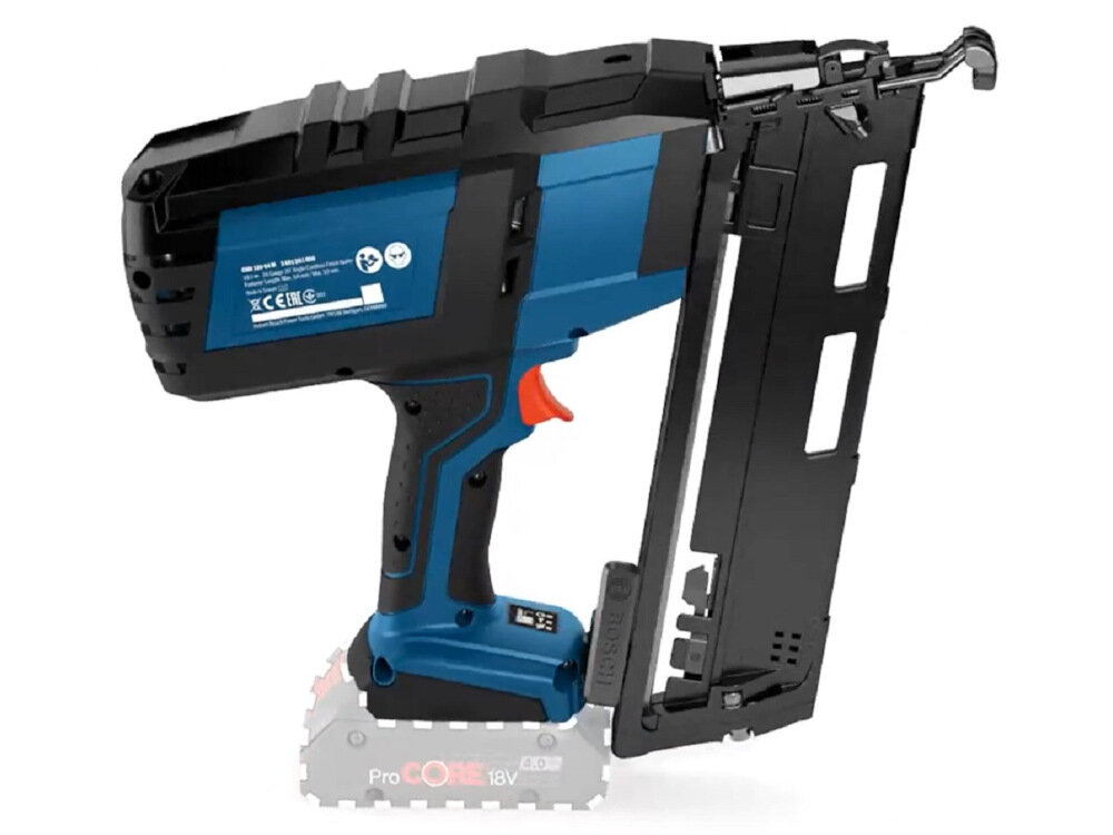 Gwoździarka BOSCH Professional GNH 18V-64 M 0601481001 pokrętło regulacja głębokości wbijania gwoździ