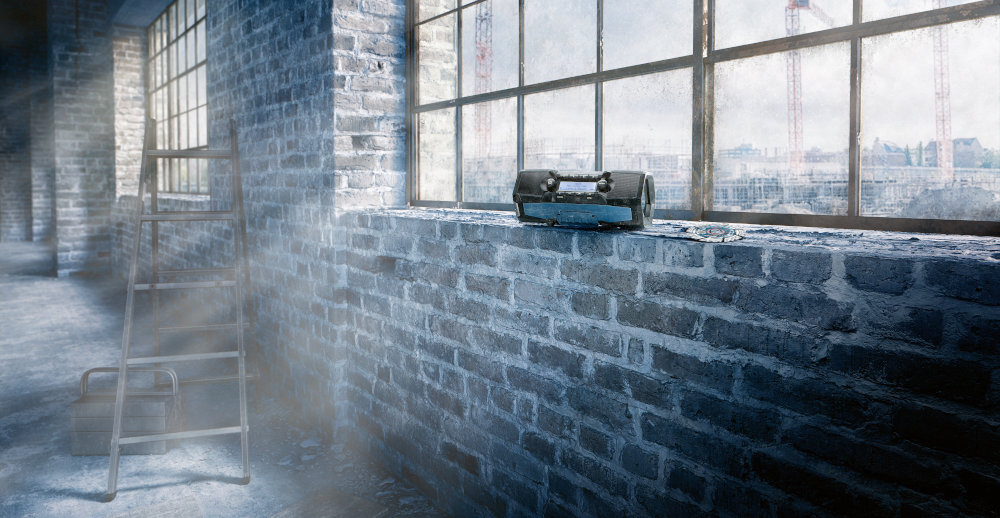 Radio budowlane BOSCH Professional GPB 18V-2 C konstrukcja przenoszenie