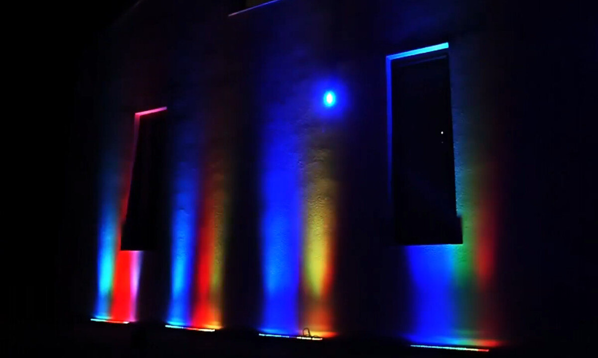 Belka LIGHT4ME Basic Light Bar LED 8 RGB MKII IR BK długość wymiary uchwyty montaż mocowanie