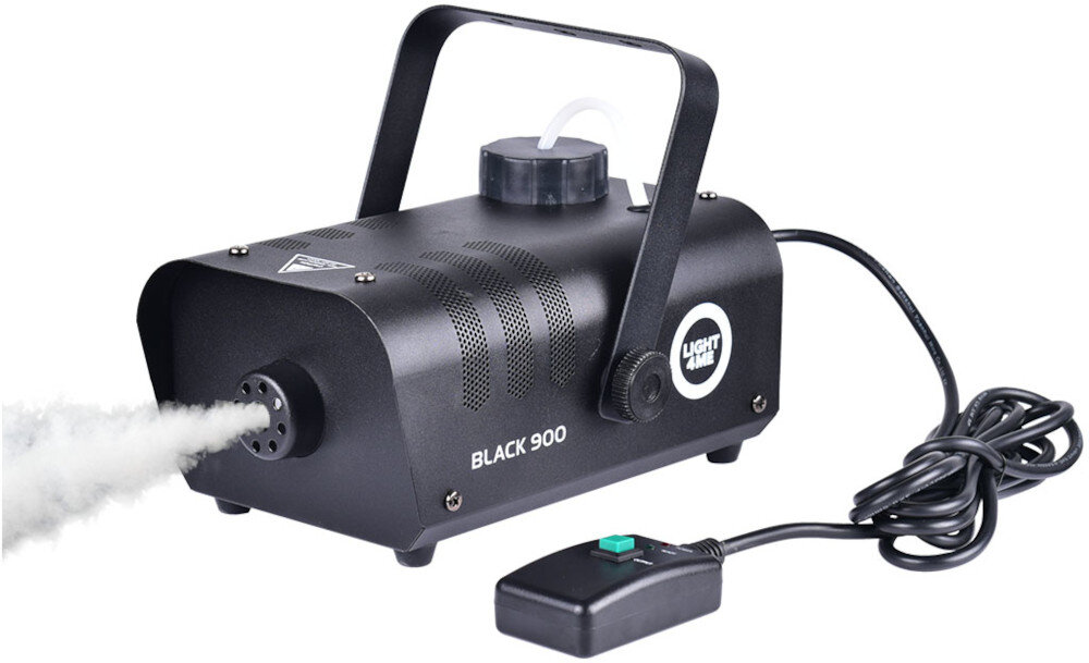 Wytwornica dymu LIGHT4ME Black 900 sterowanie obsługa pilot kontrola