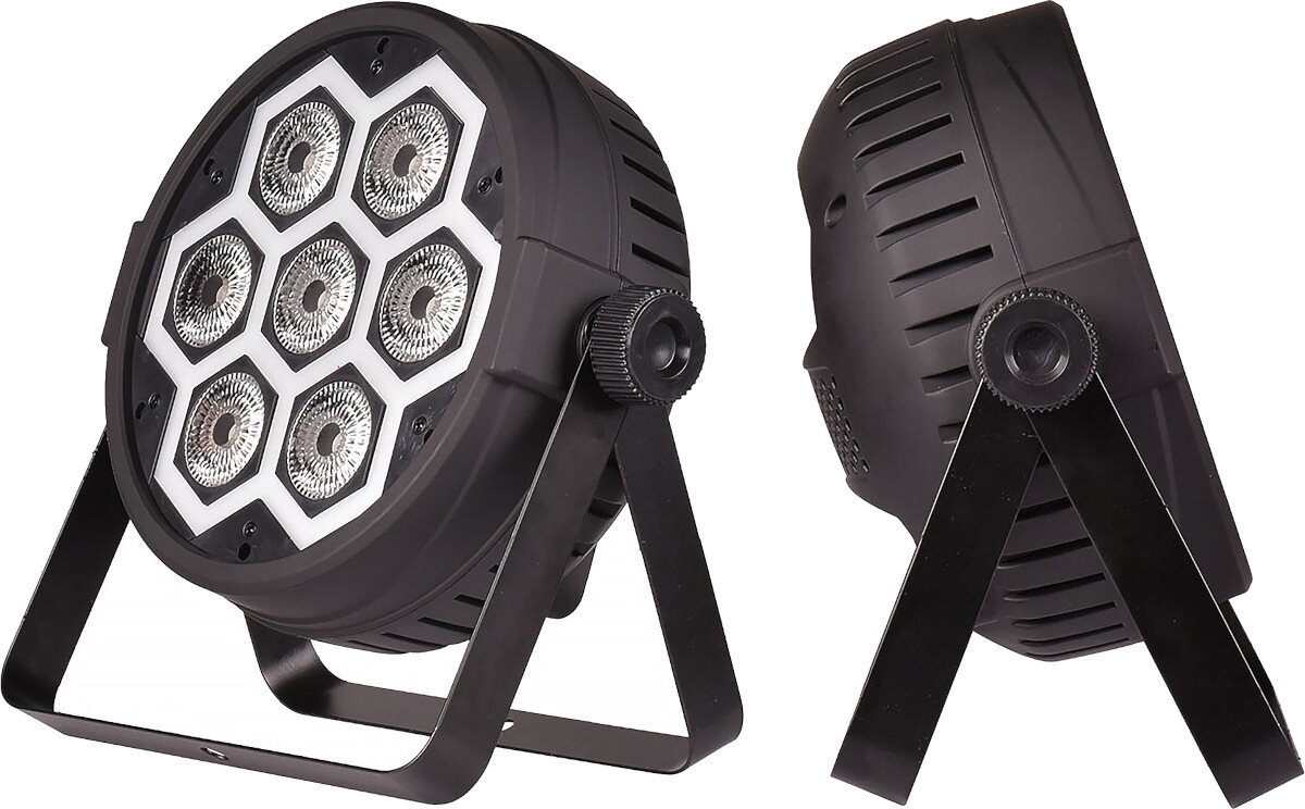 Reflektor LIGHT4ME Frame Par 7x12 LED RGBW Efekt wymiary waga