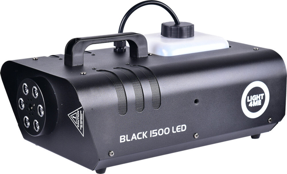 Wytwornica dymu LIGHT4ME Black 1500 LED wymiary wielkość moc wydajność waga