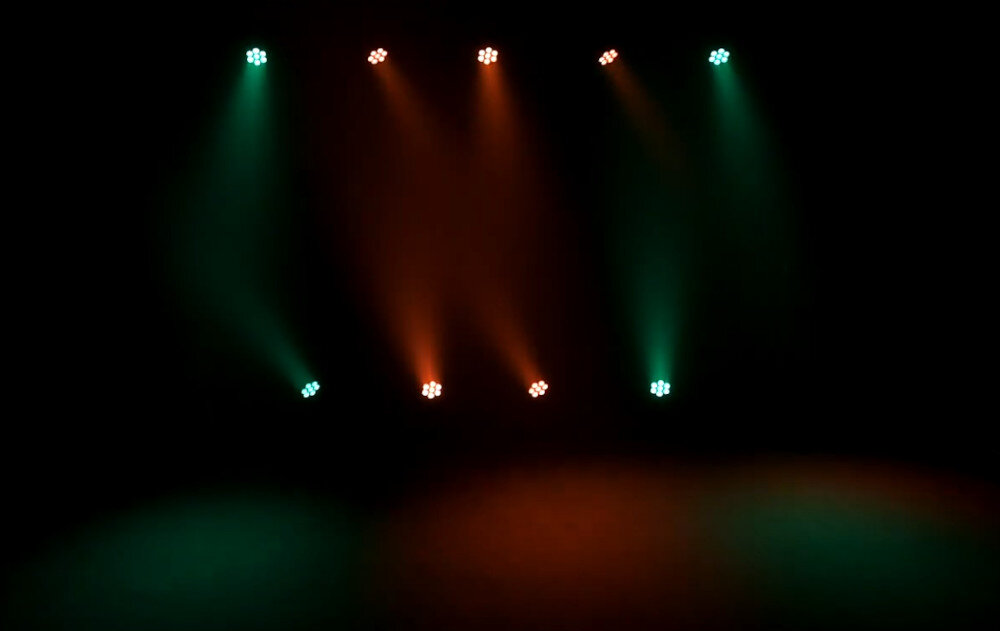 Reflektor LIGHT4ME LED Par Compact MH 7x8W połączenie sterowanie interfejs