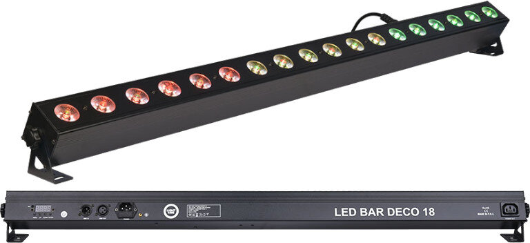 Belka LIGHT4ME LED Bar Deco 18 moc parametry kąt świecenia gniazda kontroler