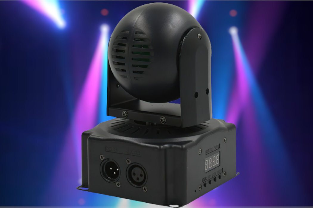 Party Light NN 408 Mini Wash zabawa oświetlenie LED RGB tarcze przyciski żarówka tryby