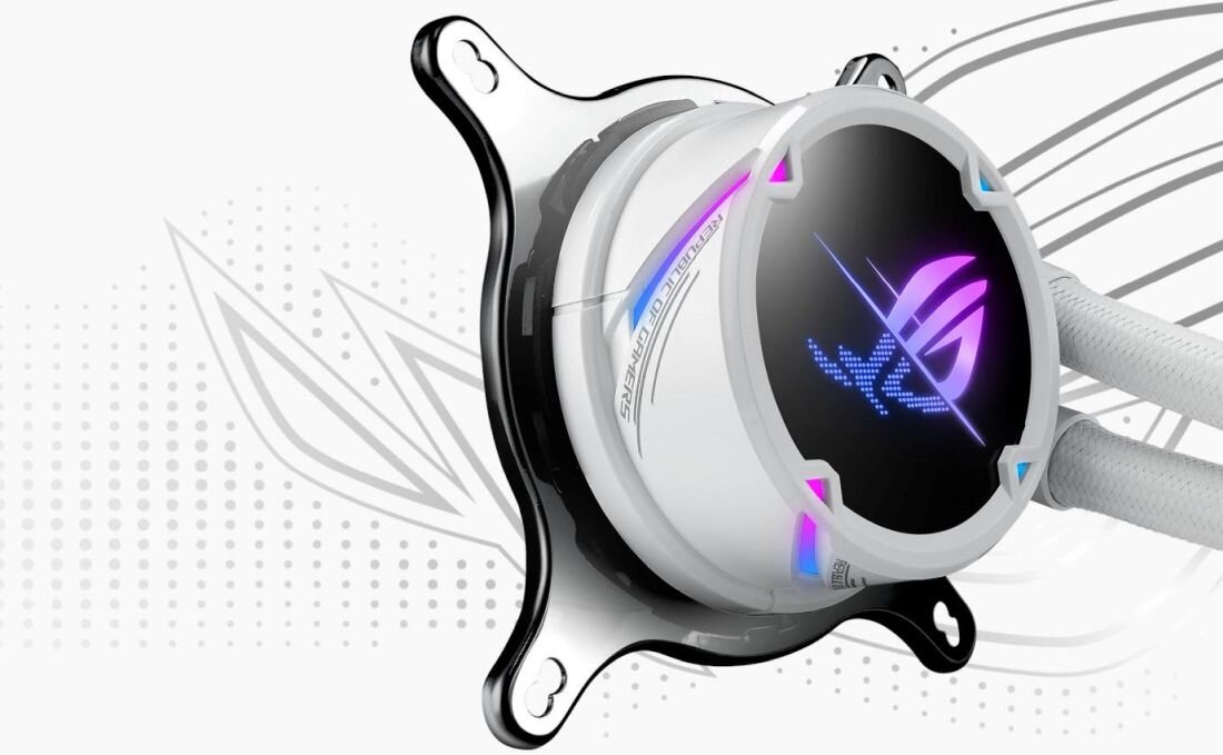 Chłodzenie wodne ASUS ROG Strix LC II 360 ARGB White Edition - Konstrukcja pompy