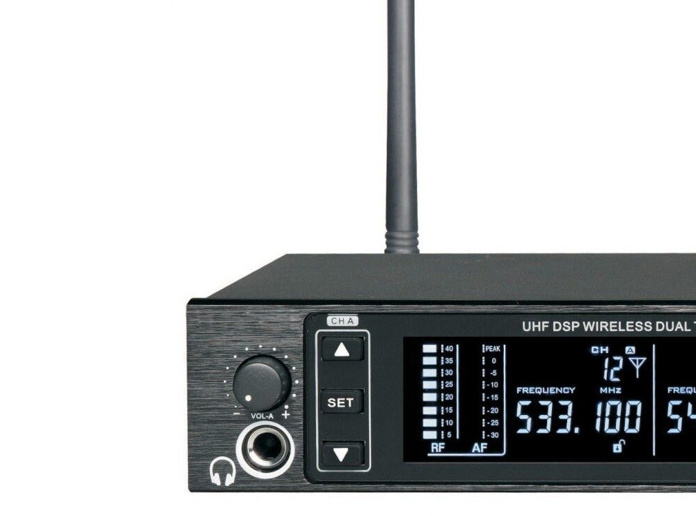 Odsłuch douszny DNA IN-EAR Double + Monitor odbiornik