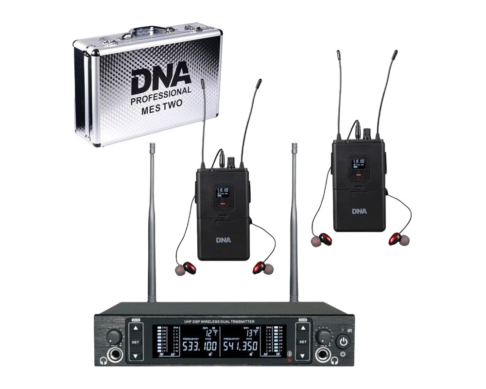 Odsłuch douszny DNA IN-EAR Double + Monitor zestaw
