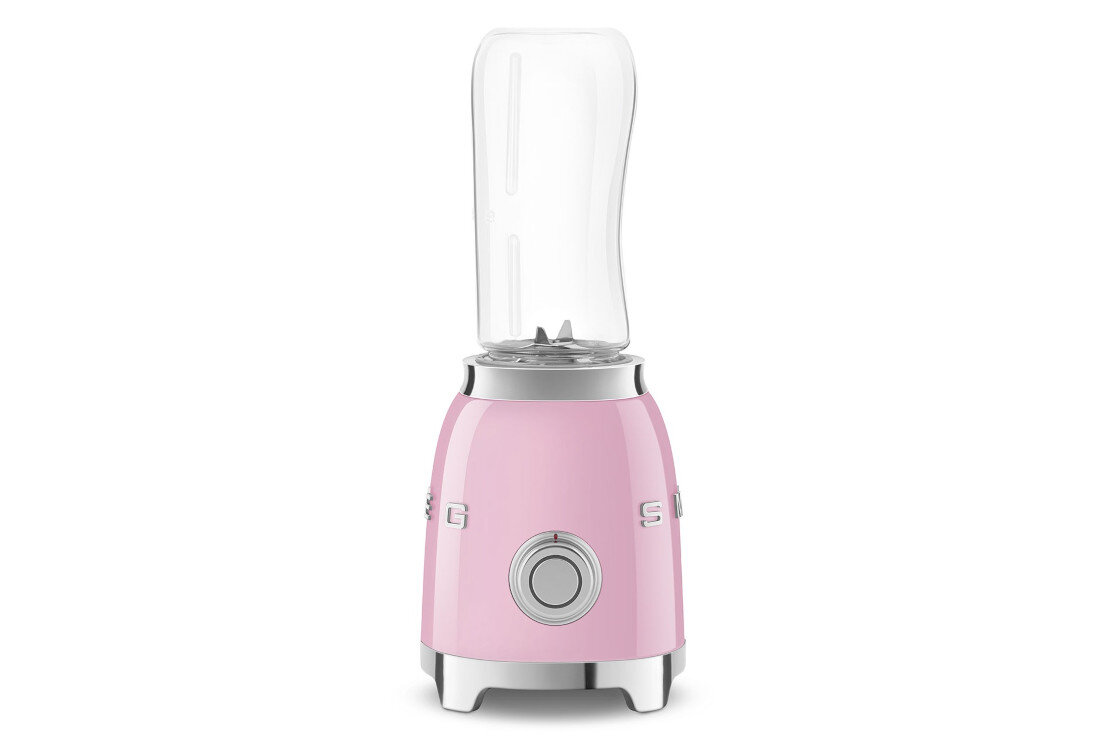 Blender personalny SMEG PBF01PKEU Codzienna wygoda użytkowania Prosta obsługa i łatwe czyszczenie Oszczędzasz czas i dbasz o zdrowie