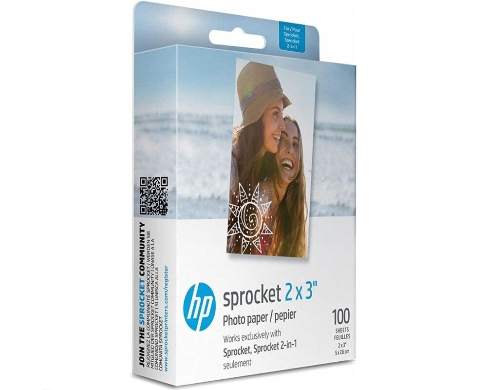 Wkłady do aparatu HP Sprocket 2in1 100 arkuszy papier fotograficzny ZINK