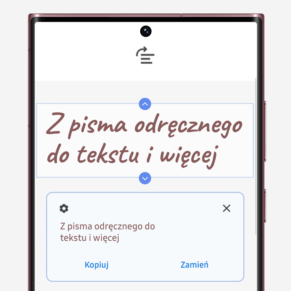 przyjdź do Media Expert, by zobaczyć jak łatwo zamienić odręczne notatki zrobione na S22 Ultra w cyfrowy dokument
