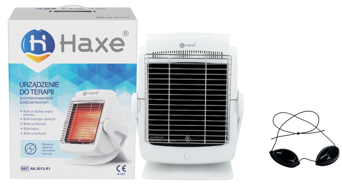 Lampa HAXE Do Terapii Promieniowaniem Podczerwonym AK-2012-R1 zestaw wyposazenie komplet
