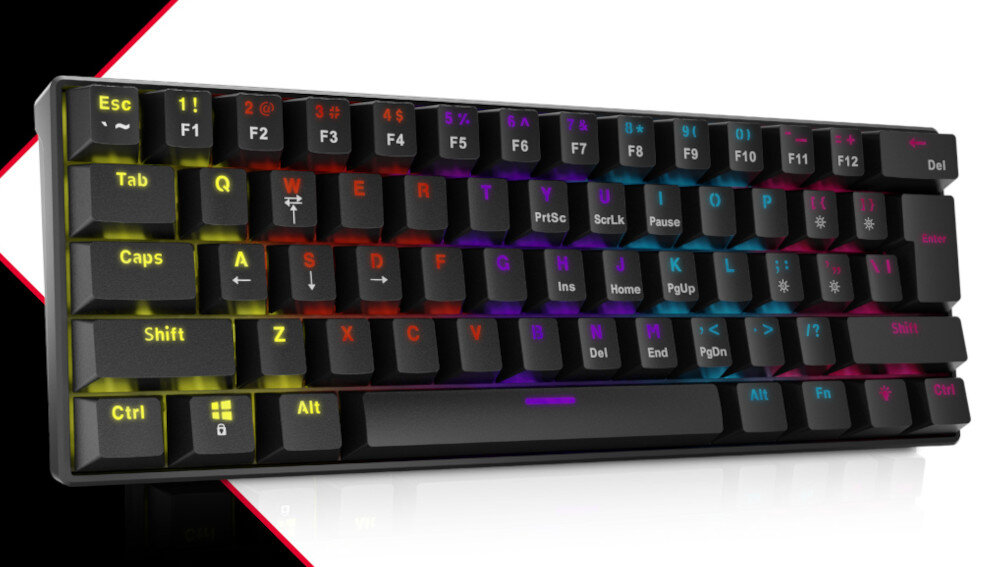 Klawiatura XPG Summoner Mini Outemu Blue Czarny klawisze funkcje przełączniki aktywacja skok