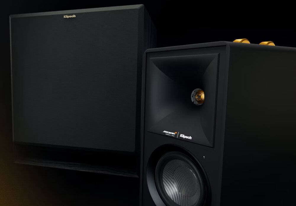 Kolumny głośnikowe KLIPSCH The Fives McLaren Edition Czarny (2 szt.) głośniki membrana technologie połączenia dźwięk jakość wytrzymała stylowa obudowa 