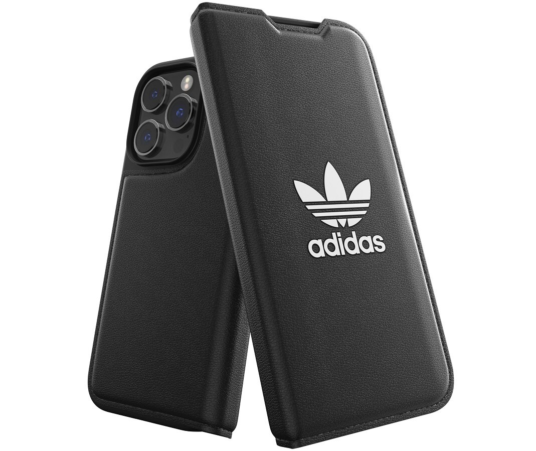 ETUI ADIDAS TREFOIL SNAP CASE BOOKLET DO IPHONE 14 PRO CZARNE sport innowacje
