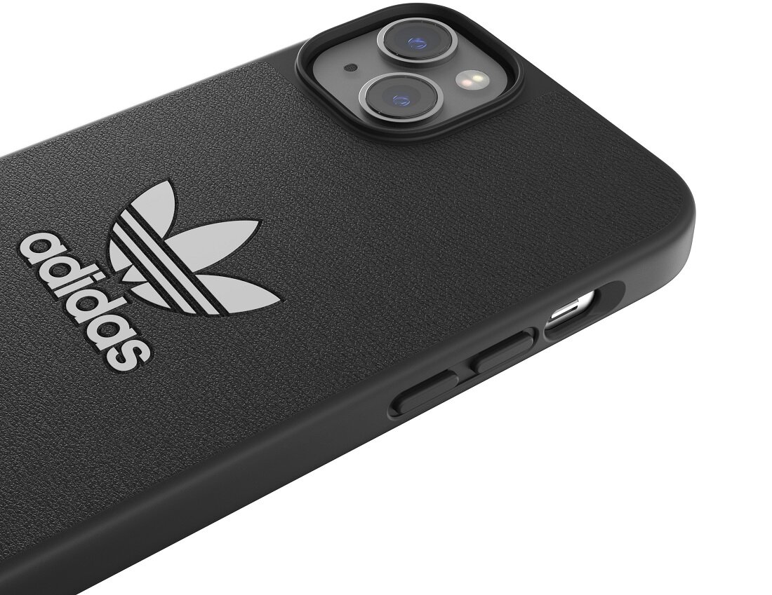 ETUI ADIDAS TREFOIL SNAP CASE DO IPHONE 14 PLUS CZARNE sztywne plecy dopasowanie