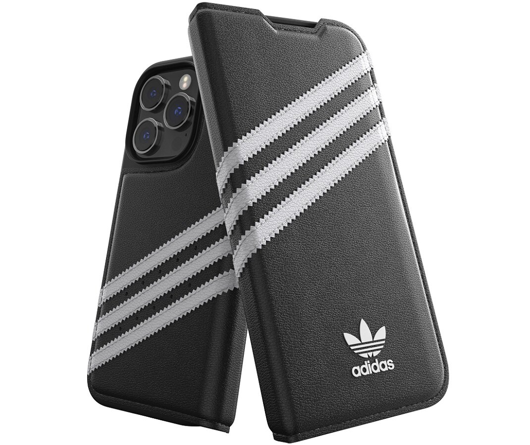 ETUI ADIDAS SNAP CASE BOOKLET DO IPHONE 14 PRO CZARNE sport innowacje