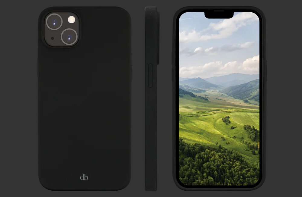 ETUI DBRAMANTE1928 MONACO DO IPHONE 14 CZARNE recykling środowisko