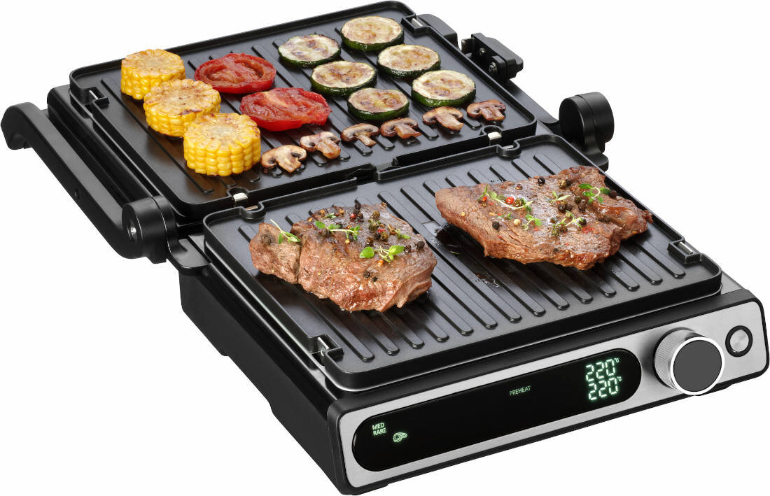Grill elektryczny CONCEPT GE3500 soczysty smak przysmazenie stek hamburger pieczenie
