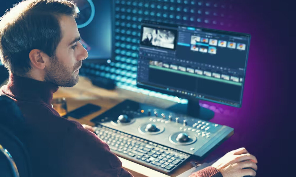 Program COREL VideoStudio Pro 2023 biblioteka muzyka dźwięk dostosowanie