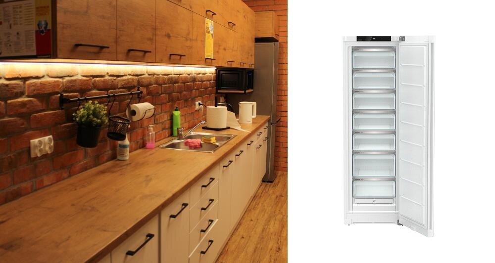 LIEBHERR GNE 52Z7 zamrażarka szuflady moduł internet instalacja