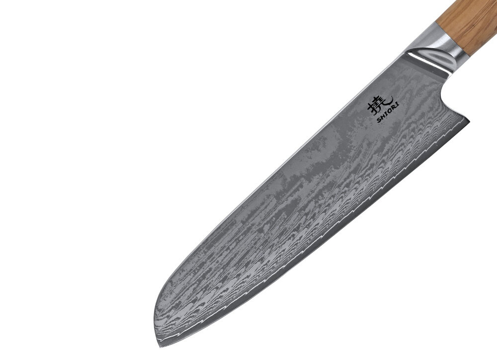noz SHIORI Oribu Santoku precyzja szybkosc ciecia dlugie gladkie ostrze