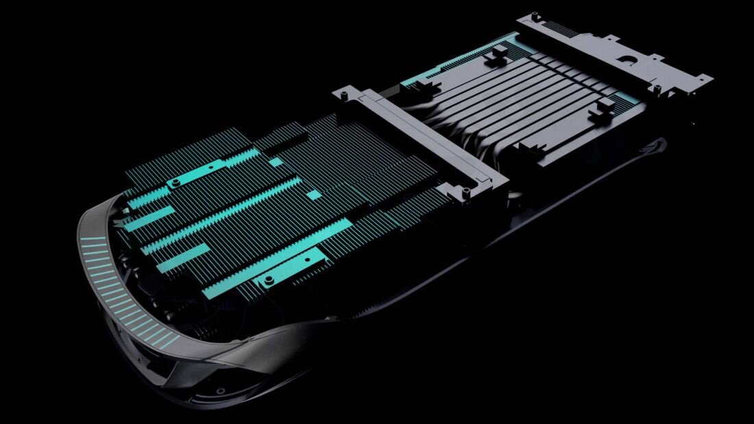 Karta graficzna ZOTAC Gaming GeForce RTX 4070 Ti AMP Airo 12GB  - radiator 