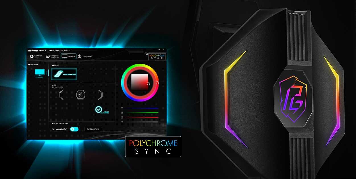 Monitor ASROCK Phantom Gaming PG34WQ15R3A - POLYCHROME SYNC