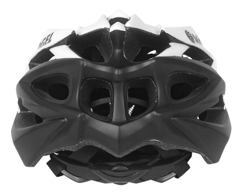 Kask rowerowy VÖGEL VKA-932BK Czarno-biały Szosowy (rozmiar L-XL) skorupa z tworzywa ABS bardzo dobra jakość wykonania trwałość odporność na uszkodzenia czarno-biały kolor