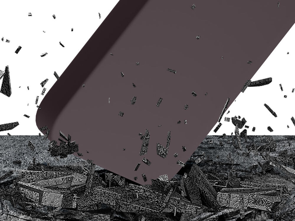 Etui 3MK Hardy Silicone MagCase do Apple iPhone  wnętrze z mikrofibrą hipoalergiczne