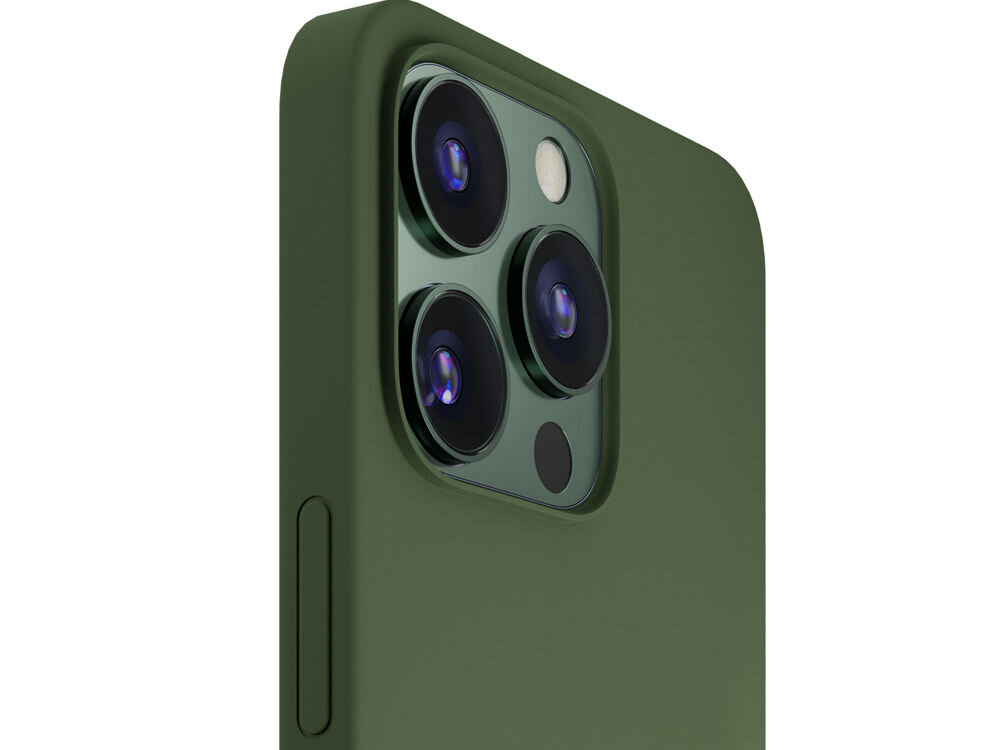 Etui 3MK Hardy Silicone MagCase do Apple iPhone wnętrze z mikrofibrą hipoalergiczne