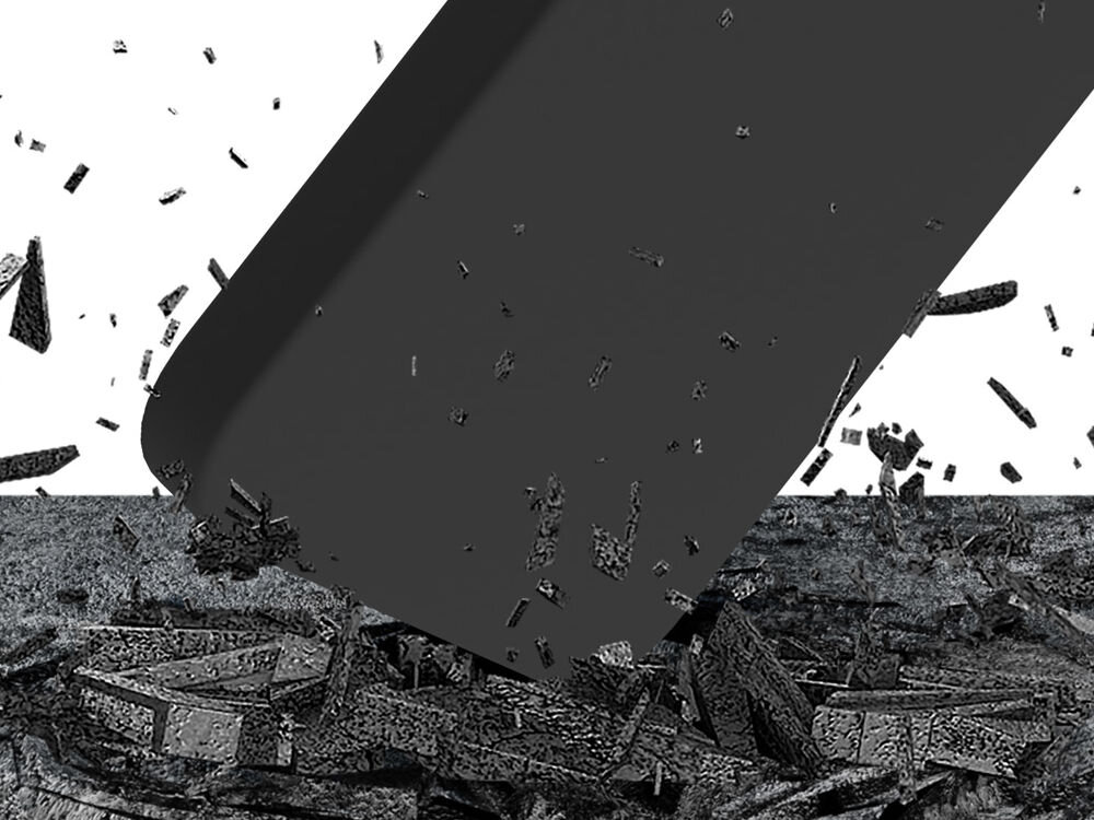 Etui 3MK Hardy Silicone MagCase do Apple iPhone  wnętrze z mikrofibrą hipoalergiczne