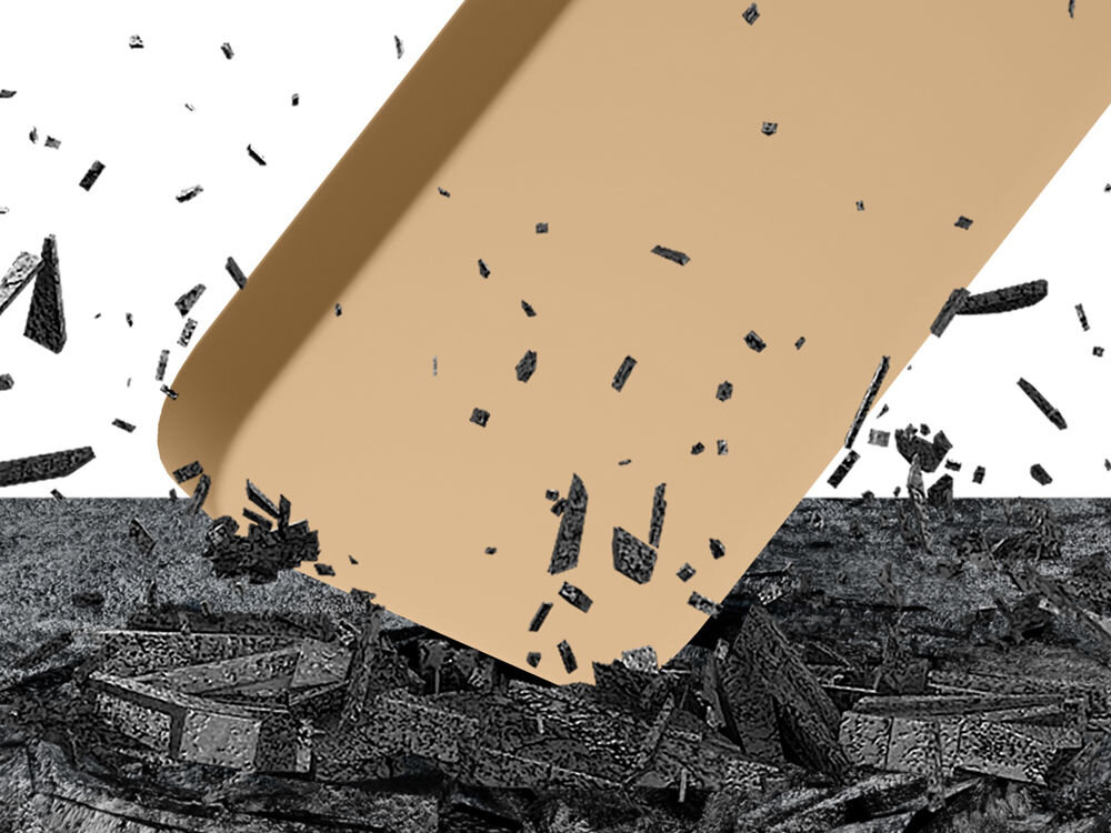 Etui 3MK Hardy Silicone MagCase do Apple iPhone  wnętrze z mikrofibrą hipoalergiczne