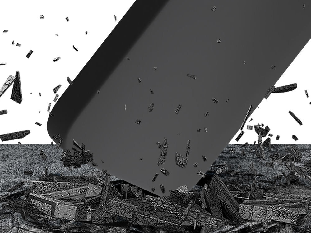 Etui 3MK Silicone Case do Apple iPhone hipoalergiczne wnętrze z mikrofibry