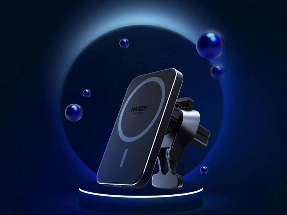 Uchwyt samochodowy 3MK Hardy MagCharger Czarny Quick Charge Power Delivery