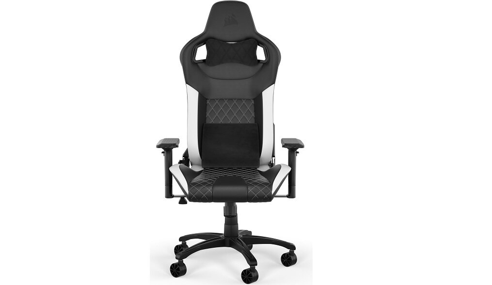 Fotel CORSAIR Eleganckie wykończenie wygodny komfort użytkowania wymiary regulacja Ergonomiczny design dla graczy do pracy do biura wysoka jakość Stylowy Siedzisko oparcie podłokietniki trwały