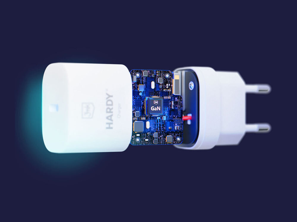 Ładowarka sieciowa 3MK Hardy Charger 33W Biały design dopasowanie mocy ładowania