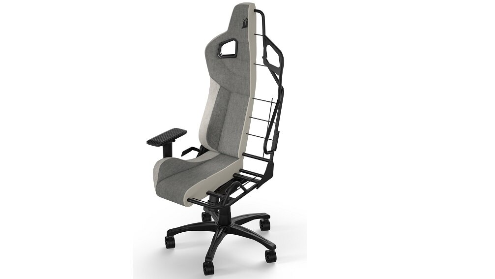 Fotel CORSAIR Eleganckie wykończenie wygodny komfort użytkowania wymiary regulacja Ergonomiczny design dla graczy do pracy do biura wysoka jakość Stylowy Siedzisko oparcie podłokietniki trwały